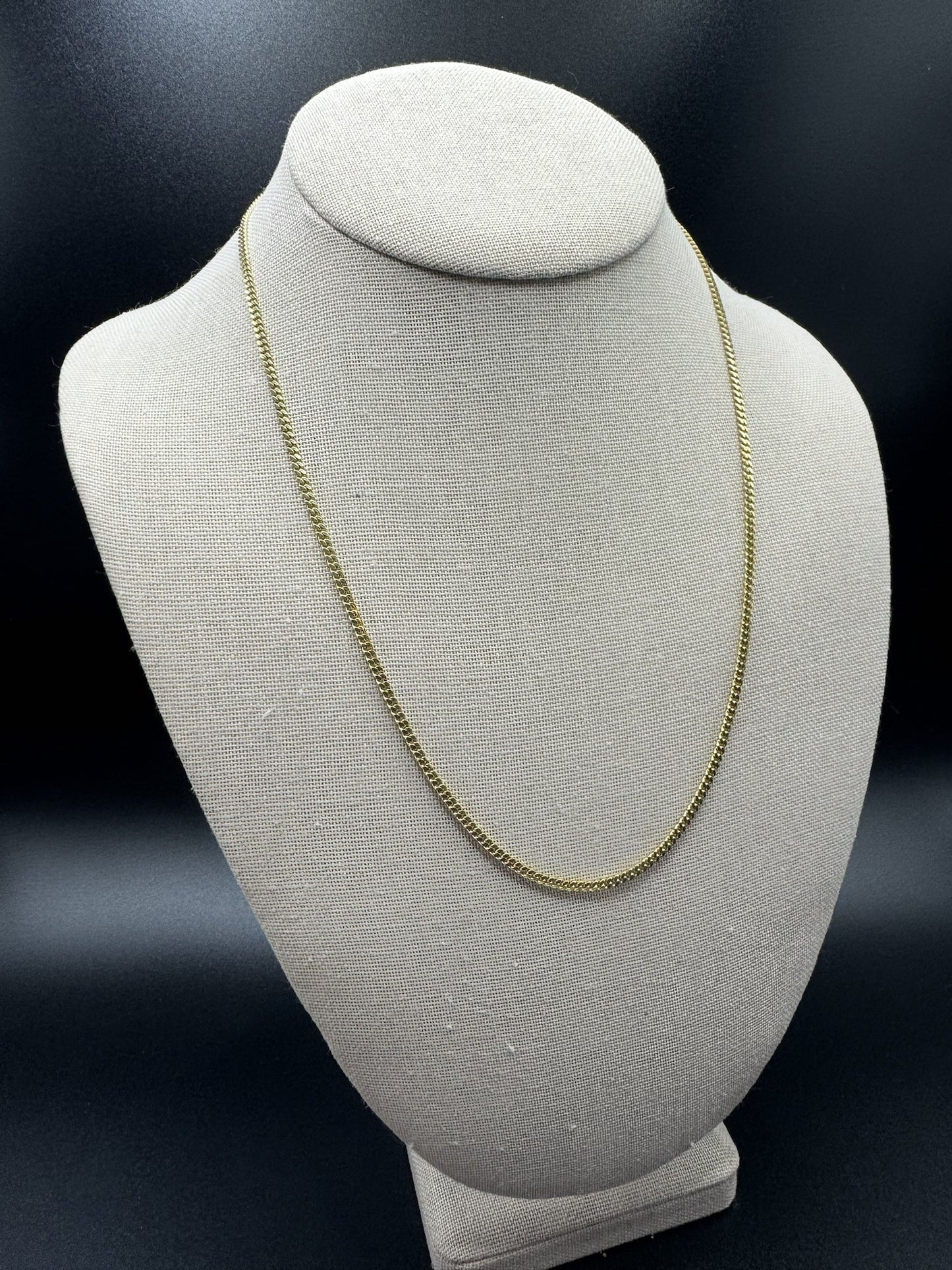 20” 10k Yellow Gold Cuban 2mm 8.0g