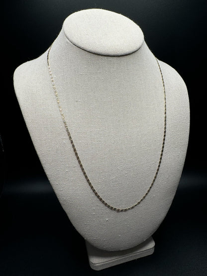 22” 14k Gold Tri-Color Valentin o Link 2mm 2.64g