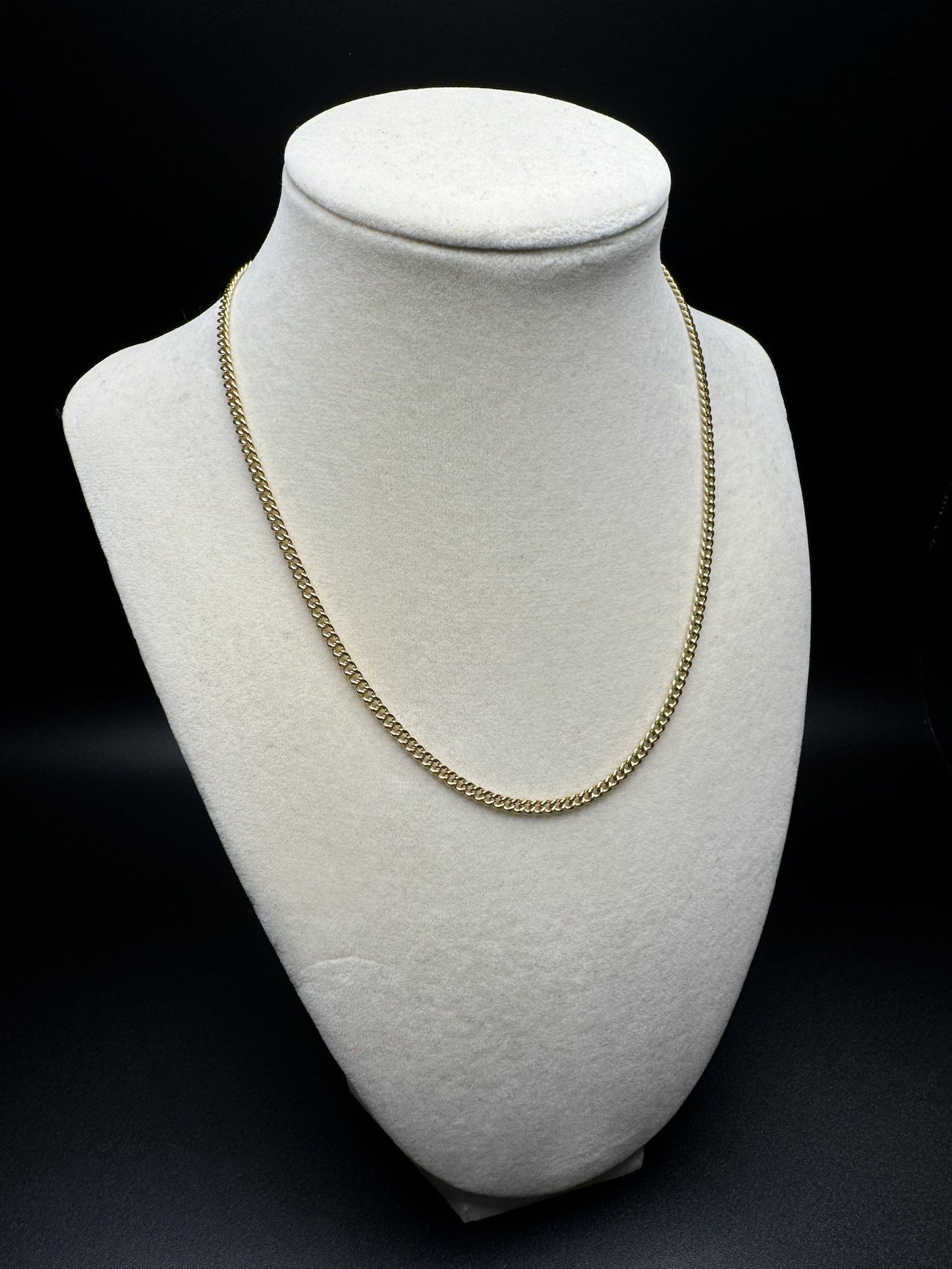 16” 14k Yellow Gold Cuban 3mm 4.3g