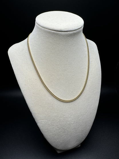 16” 14k Yellow Gold Cuban 3mm 4.3g