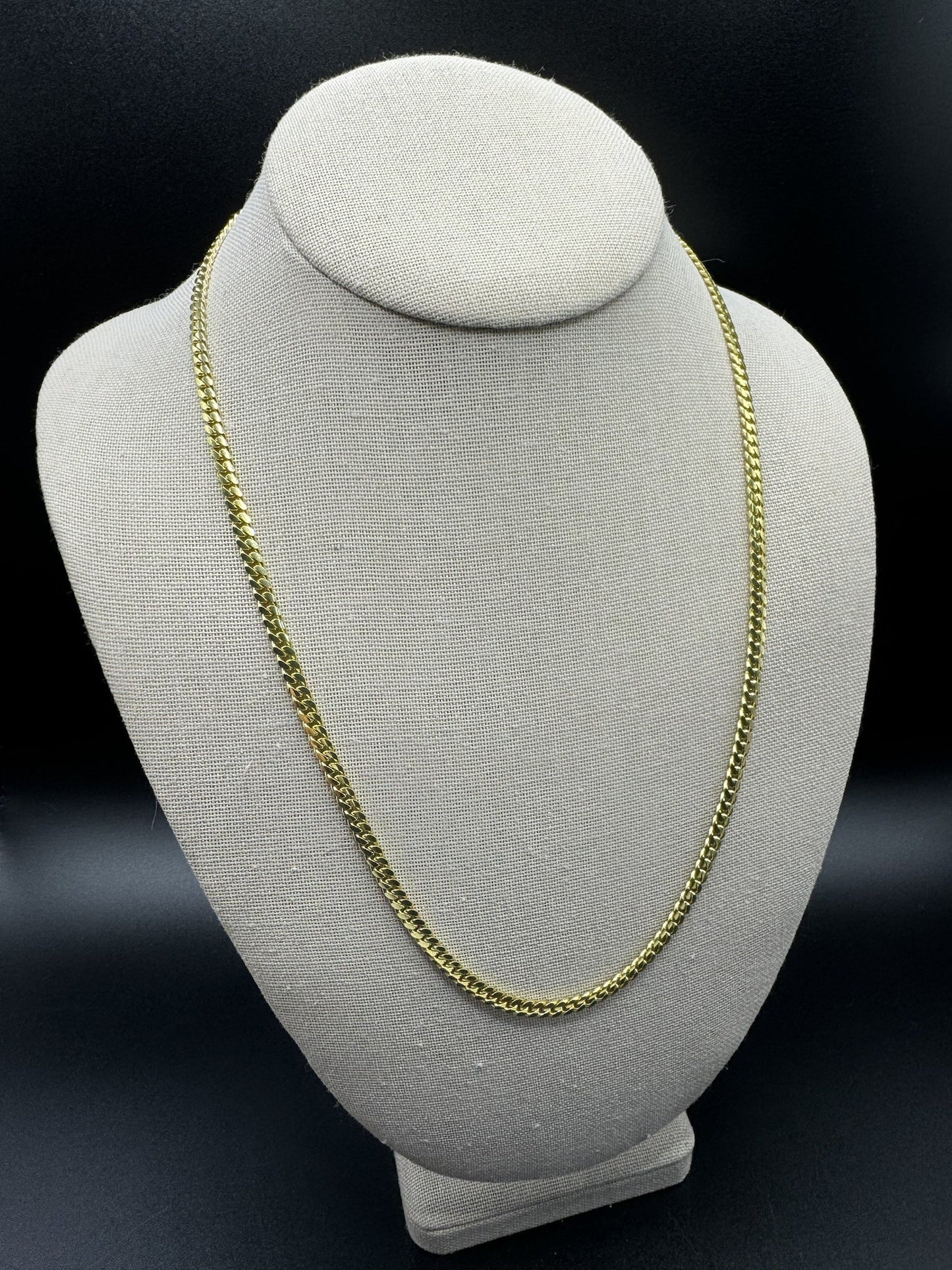 22” 14k Yellow Gold Cuban 4mm 26.0g