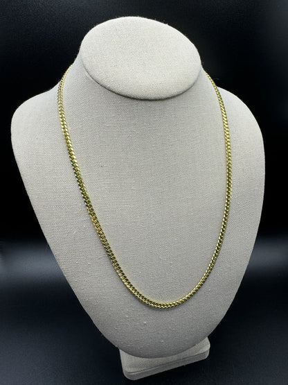 22” 14k Yellow Gold Cuban 4mm 26.0g