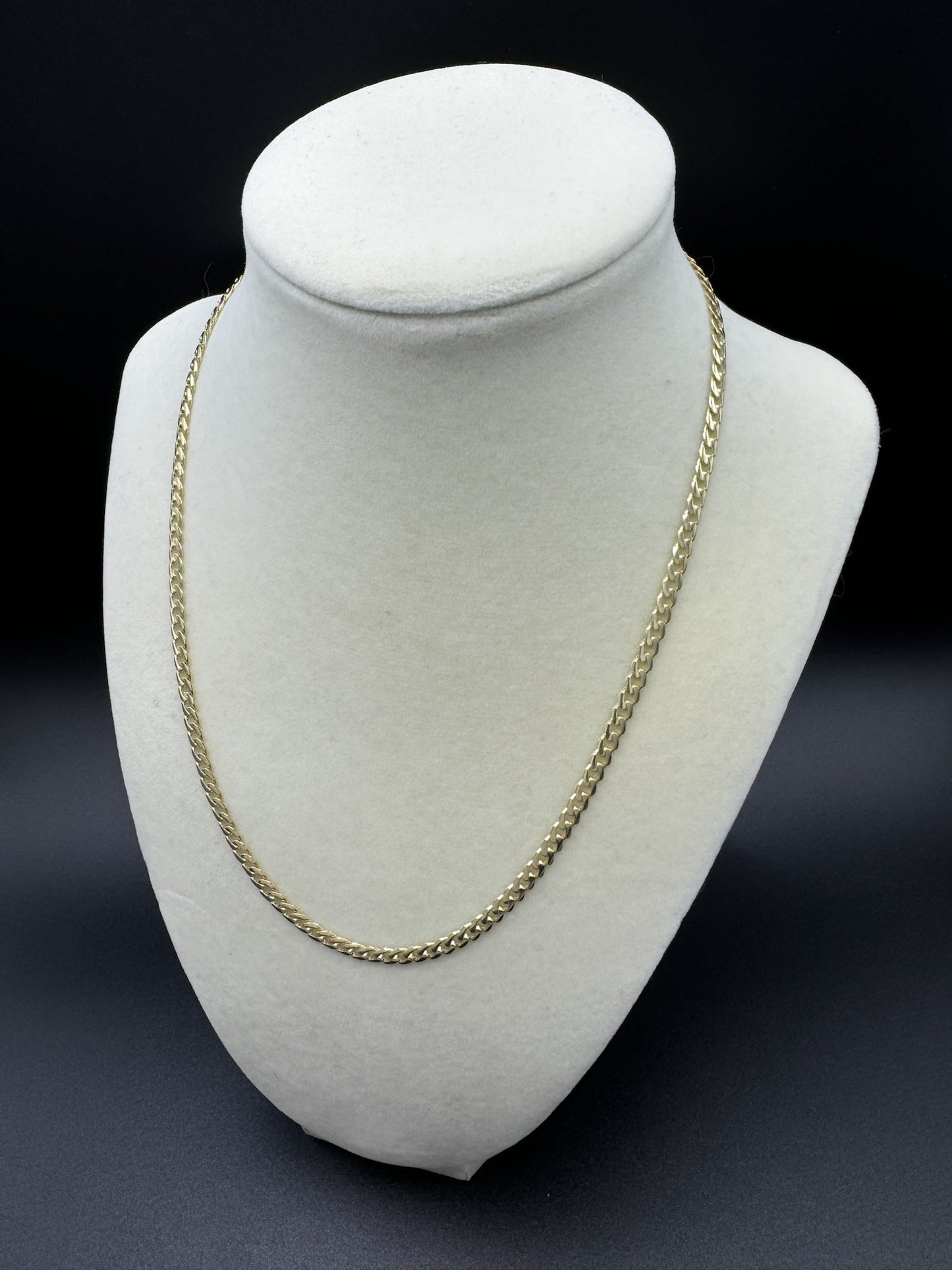 18” 14k Yellow Gold Monaco Cuban 4mm 10.9g