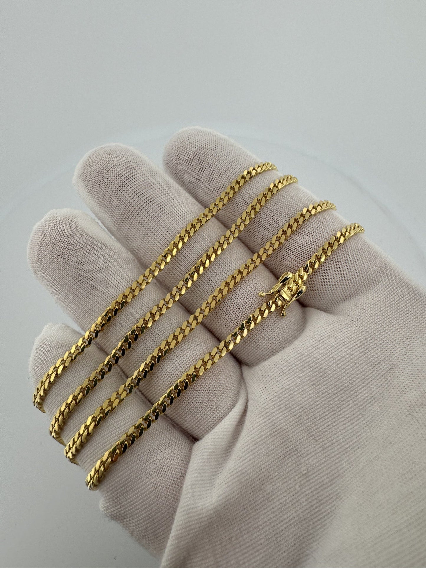 24” 14k Yellow Gold Cuban 3mm 17.5g