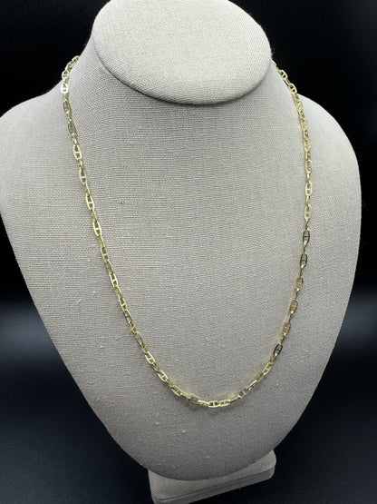 22” 14k Yellow Gold Mariner Link 3.5mm 5.85g