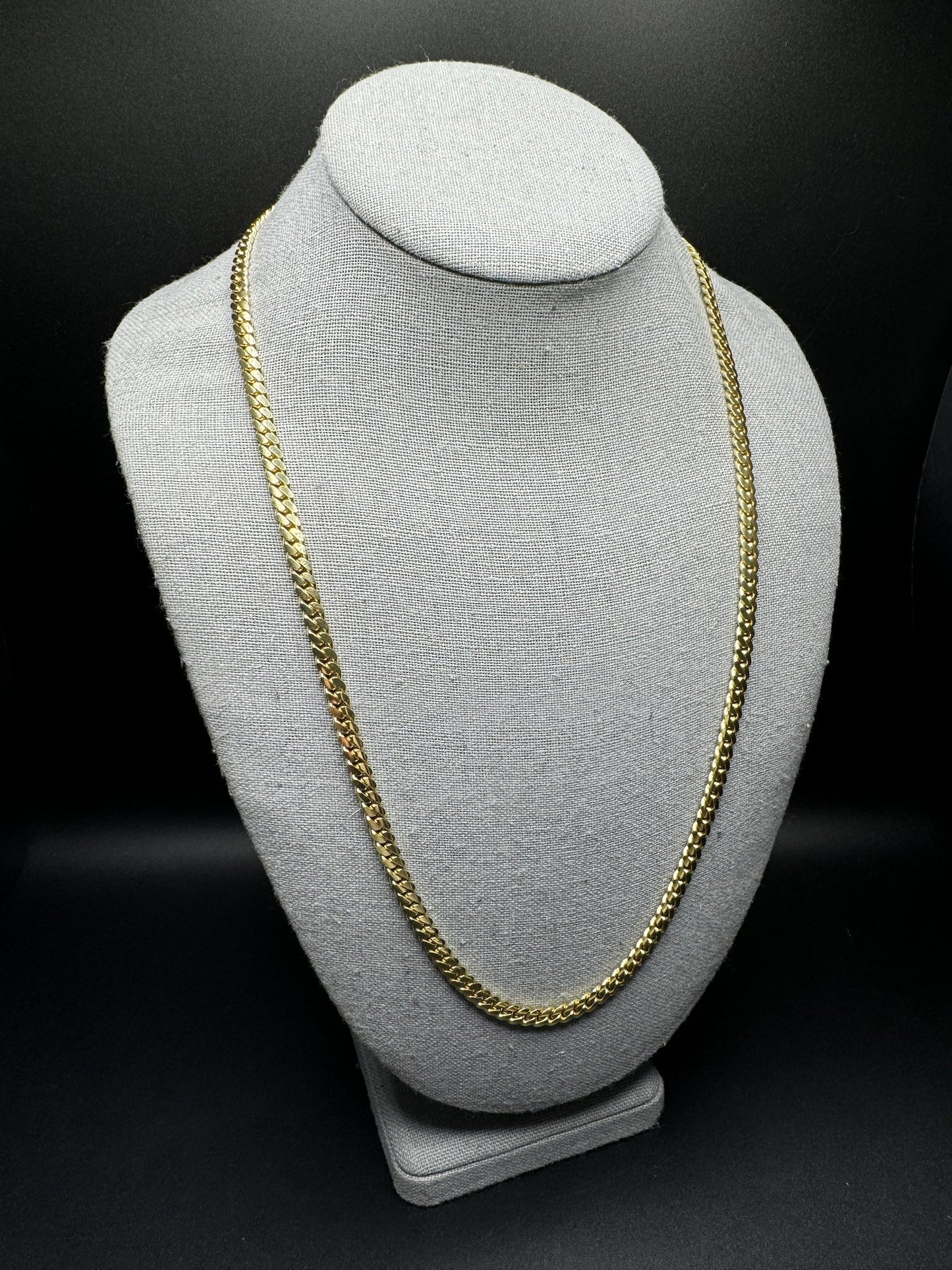 24” 14k Yellow Gold Cuban 5mm 47.7g