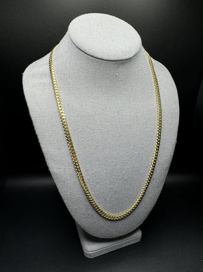 24” 14k Yellow Gold Cuban 5mm 47.7g