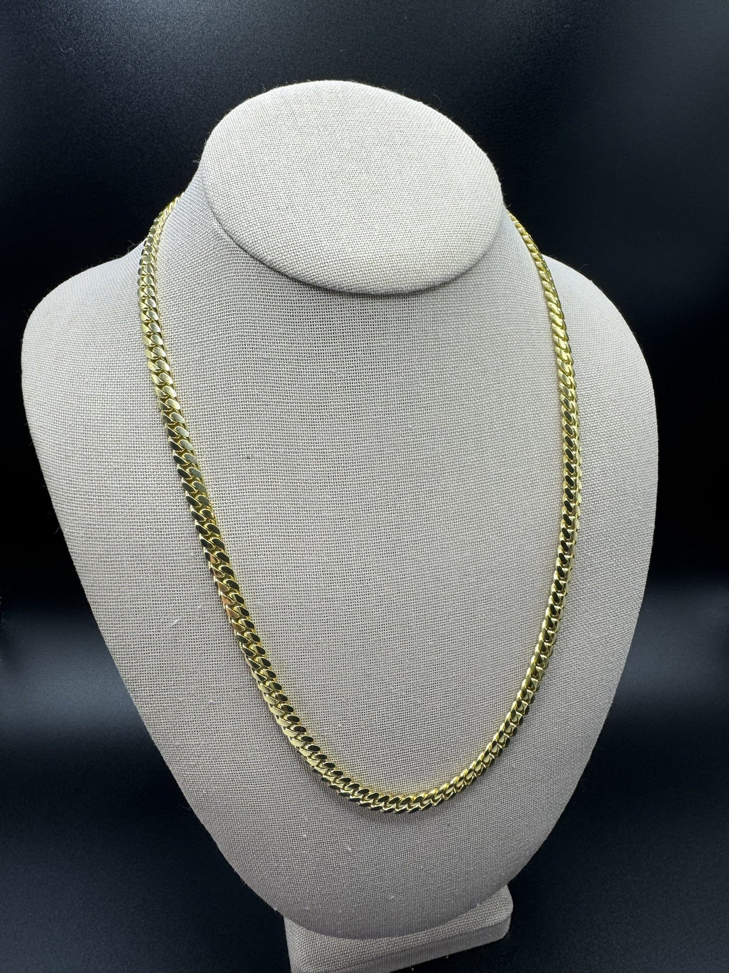 22” 14k Yellow Gold Cuban 6mm 59.7g