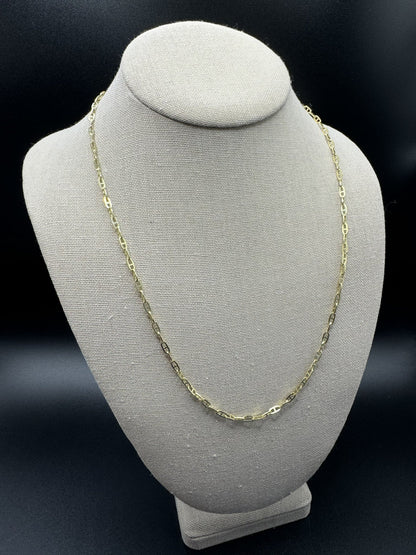 22” 14k Yellow Gold Mariner Link 3mm 4.6g