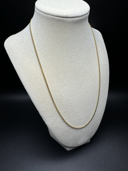 20” 14k Yellow Gold Cuban 2mm 7.12g