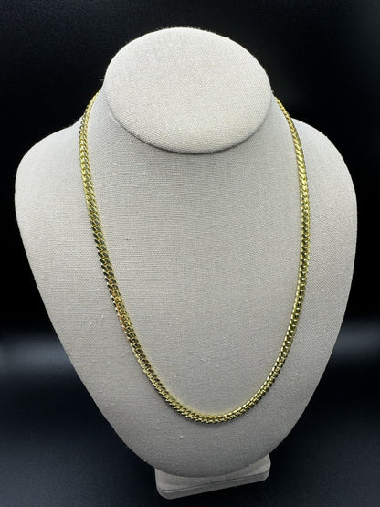 22” 14k Yellow Gold Cuban 5mm 43.53g