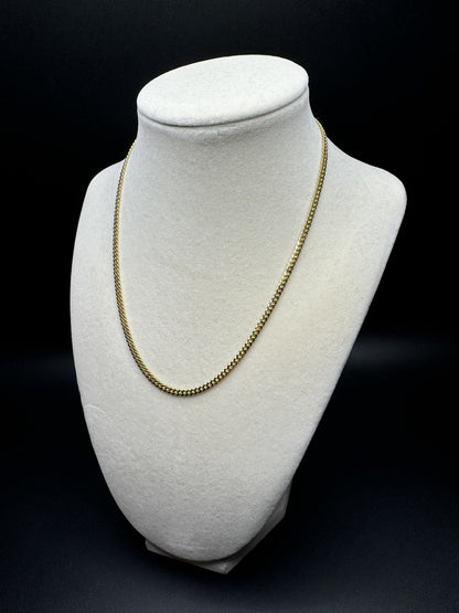 16” 14k Yellow Gold Cuban 3mm 12.6g