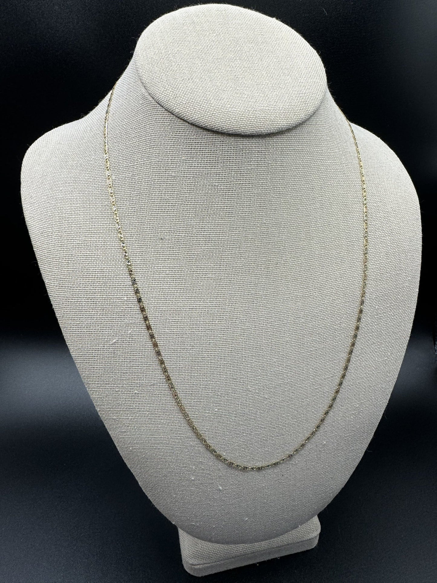 22” 14k Tri-Color Diamond Cut Valentino Link 2mm 3.1g