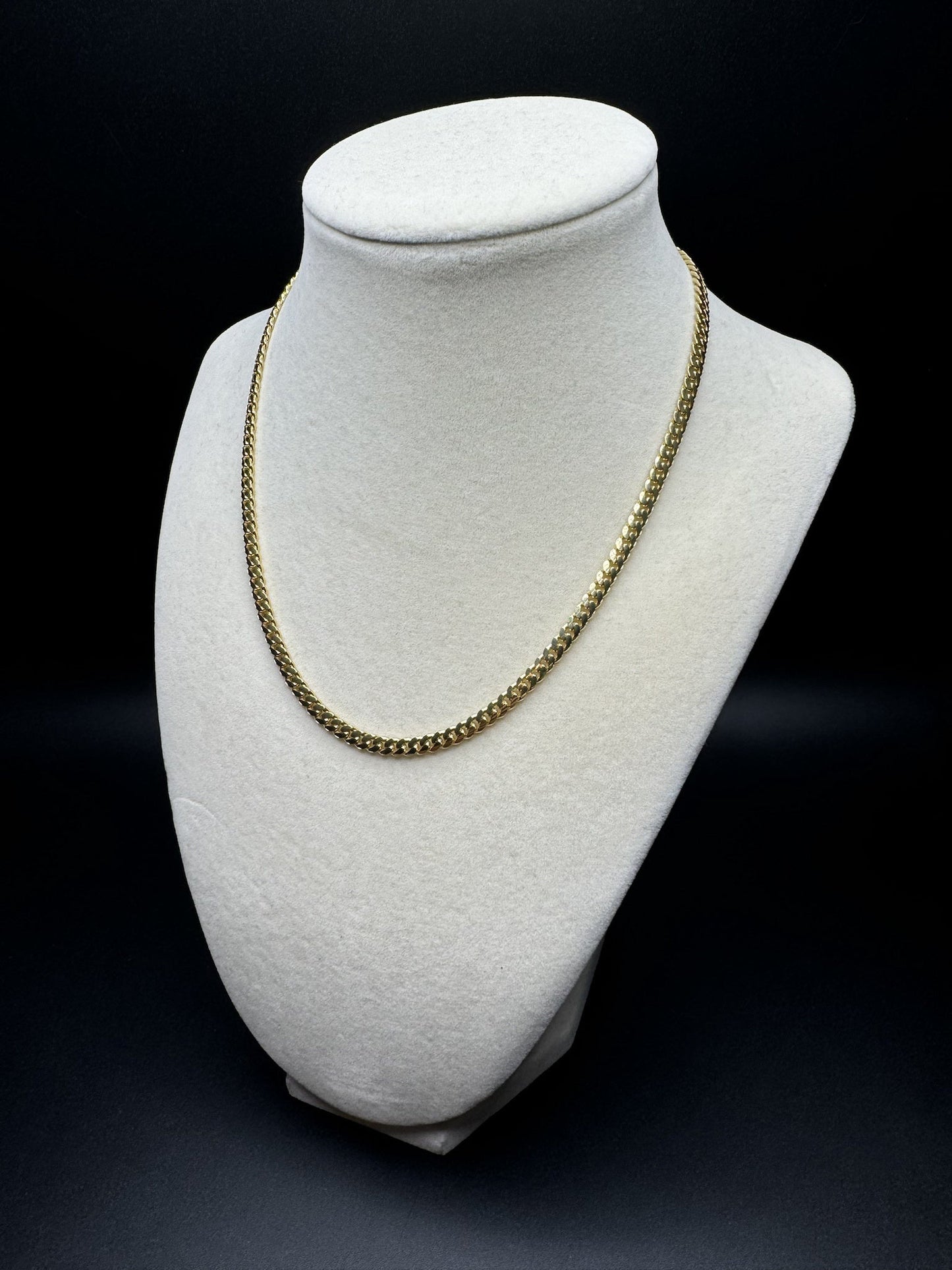 16” 14k Yellow Gold Cuban 4mm 19.4g