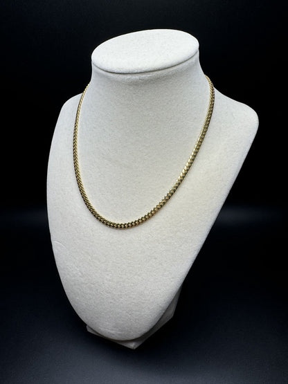 16” 14k Yellow Gold Cuban 4mm 19.4g