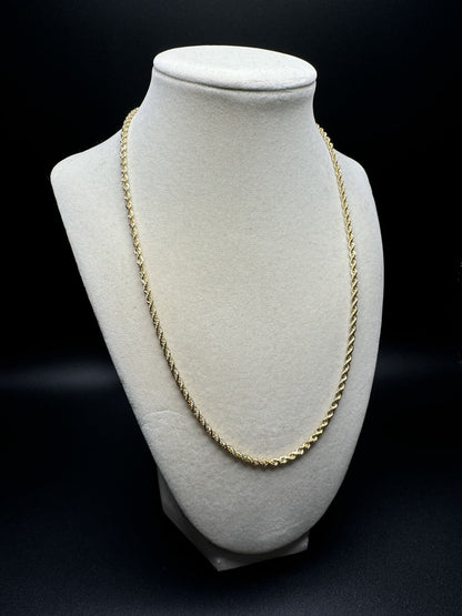 20” 14k Yellow Gold Rope 2.8mm 15.5g