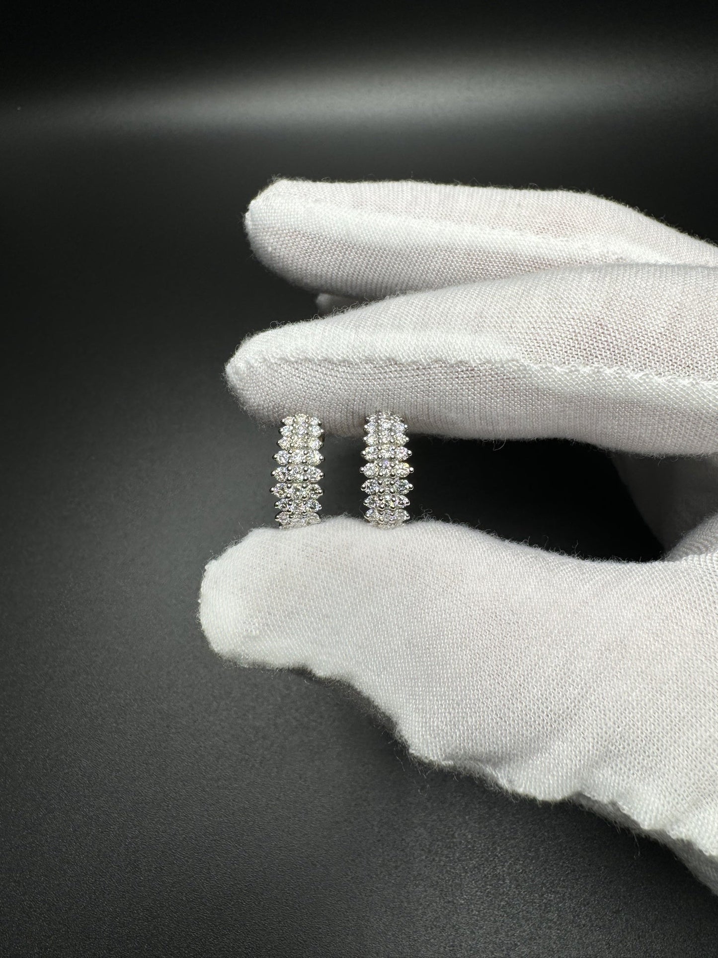 16mm 14k Yellow Gold 1/2ctw VS/VVS Lab Diamond J-Hoops 2.9g