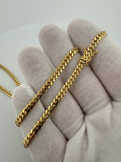 20” 10k Yellow Gold Cuban 4mm 22.9g