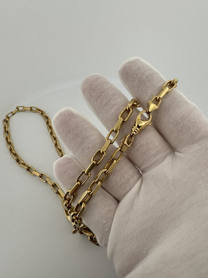 26” 14k Yellow Gold Heavy Link 6mm 72.6g