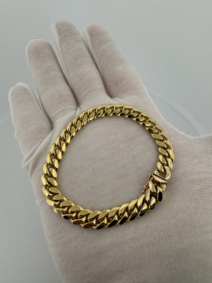 7.5” 14k Yellow Gold Cuban 8mm 42.4g