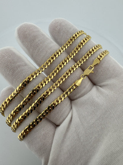 22” 14k Yellow Gold Cuban 4mm 26.0g