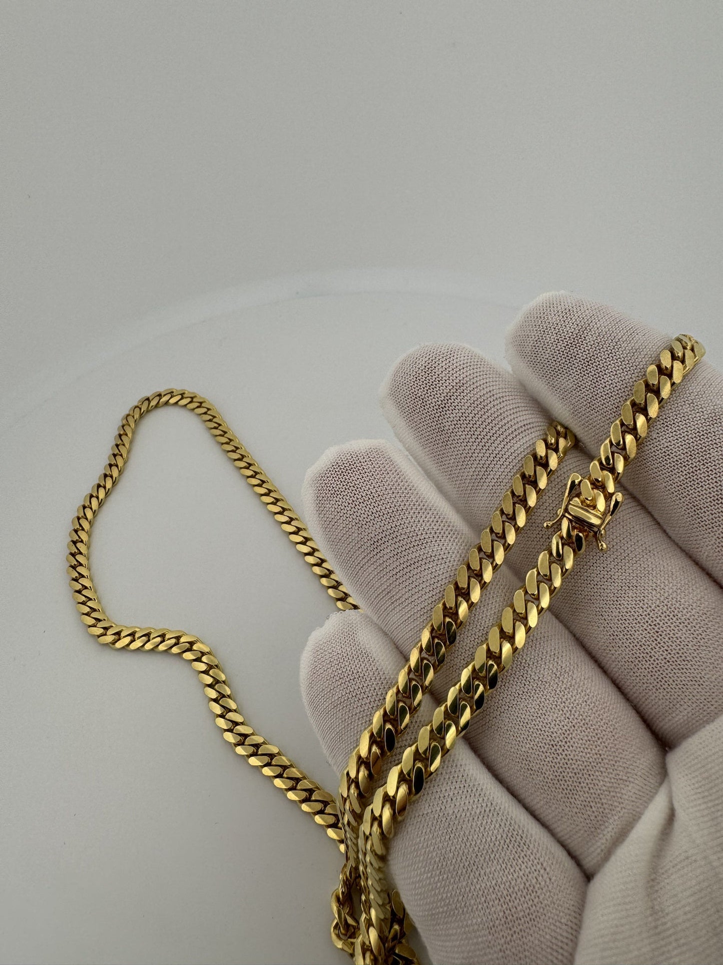 24” 14k Yellow Gold Cuban 5mm 47.7g