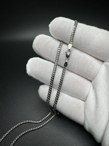 20” 14k White Gold Cuban 3mm 17.5g