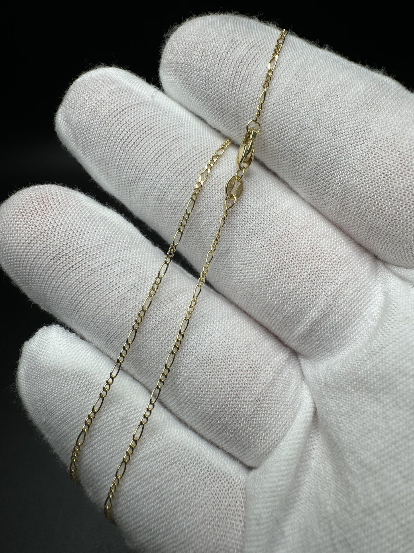 18” 14k Yellow Gold Figaro 1.5mm
