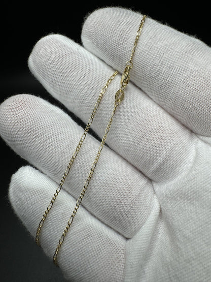 18” 14k Yellow Gold Figaro 1.5mm