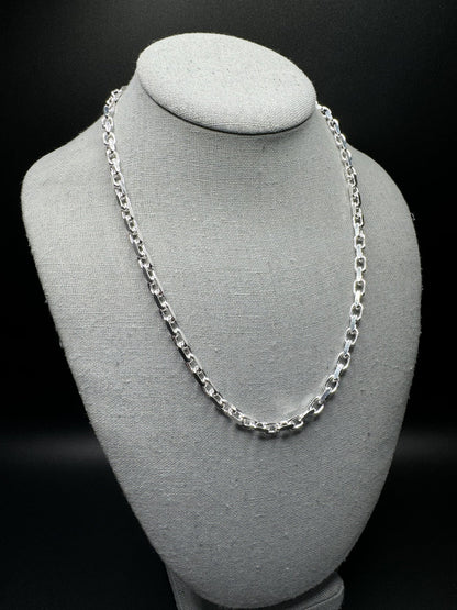 3.5mm Silver Heavy Link chains/ bracelets