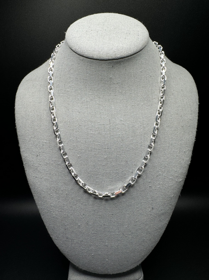 3.5mm Silver Heavy Link chains/ bracelets