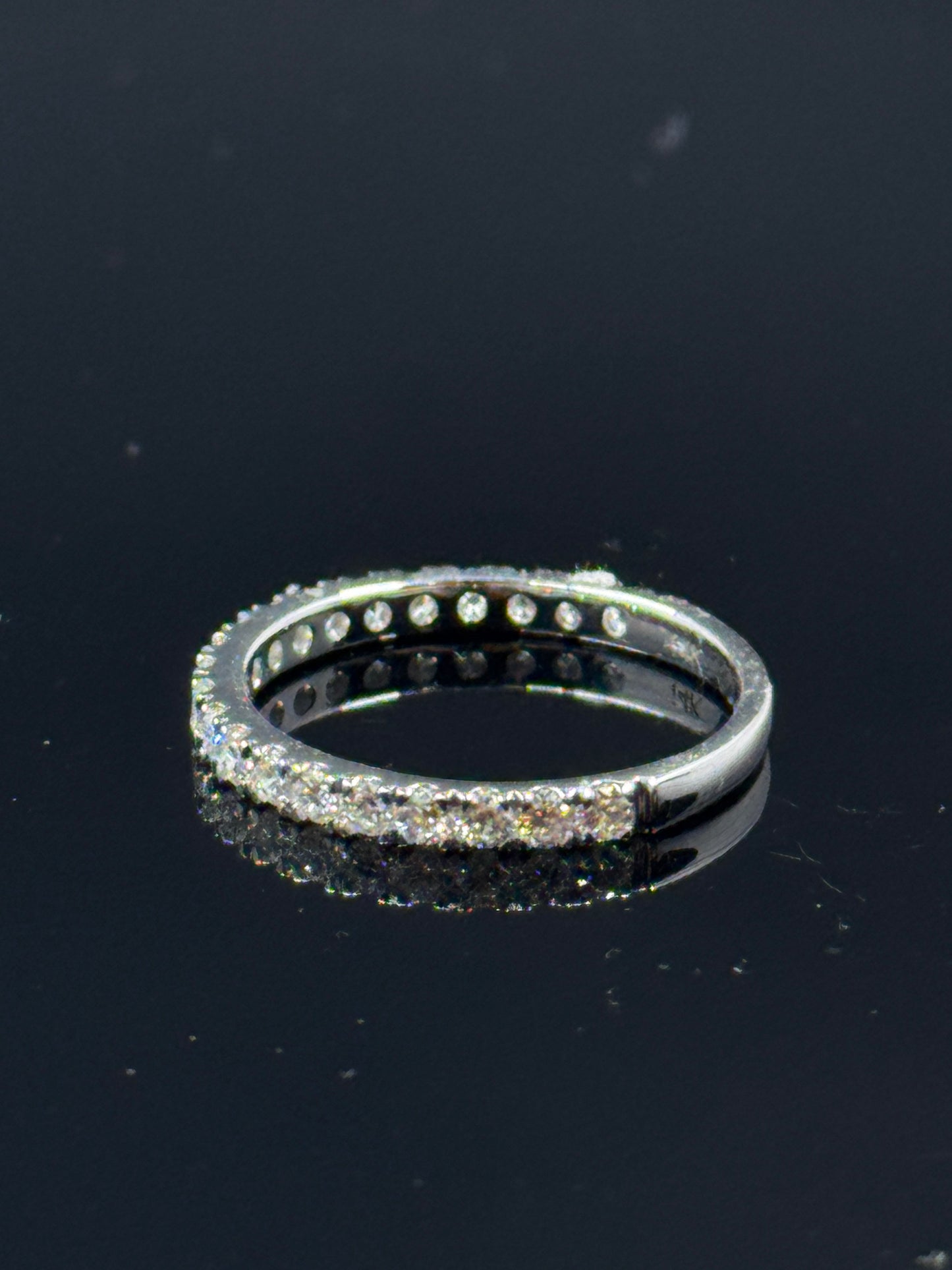 14k White Gold Oval Diamond Bridal Set – 6.19ctw, Size 7