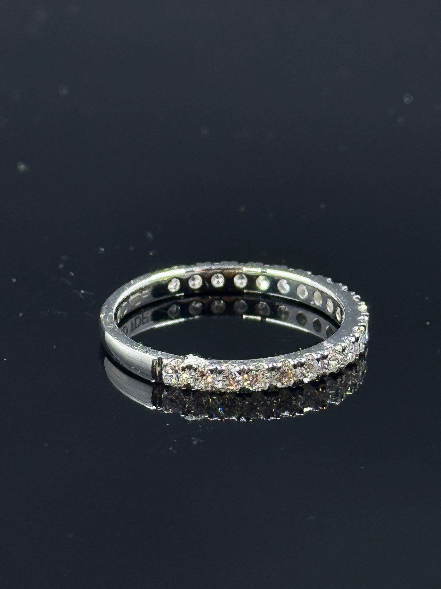 14k White Gold Oval Diamond Bridal Set – 6.19ctw, Size 7