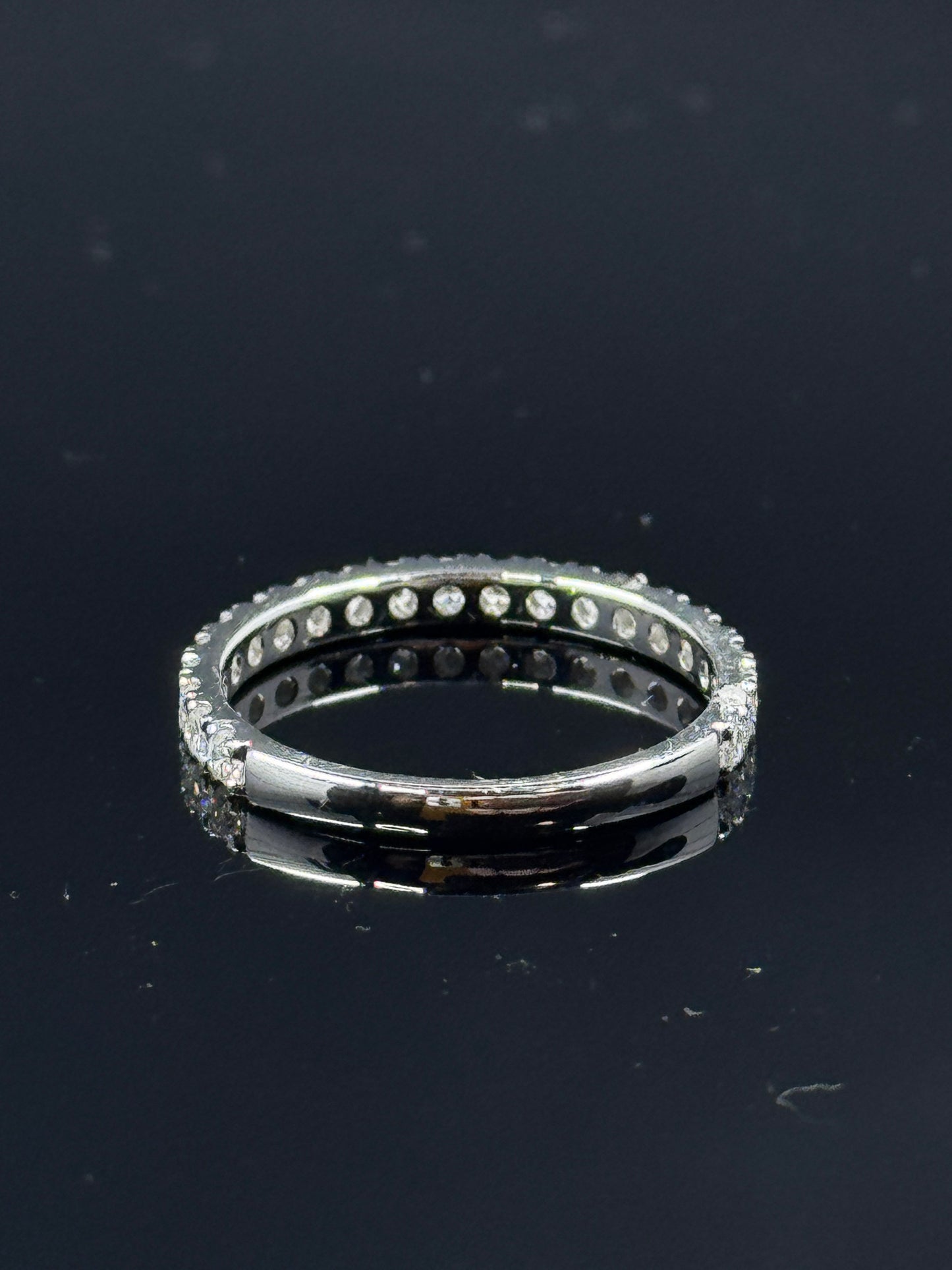 14k White Gold Oval Diamond Bridal Set – 6.19ctw, Size 7