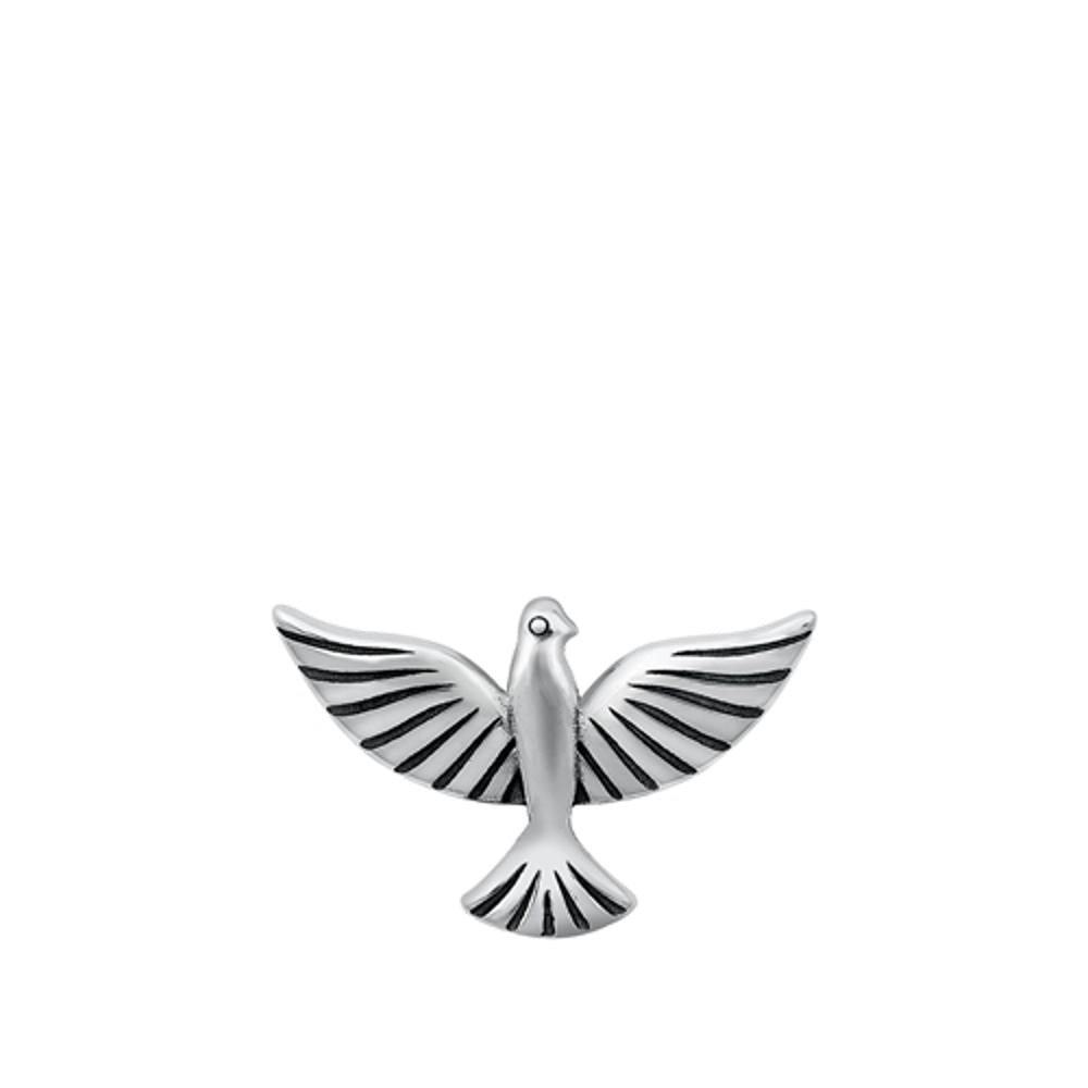 Sterling Silver Beautiful Sparrow Pendant Bird Songbird Raptor Charm 925 New